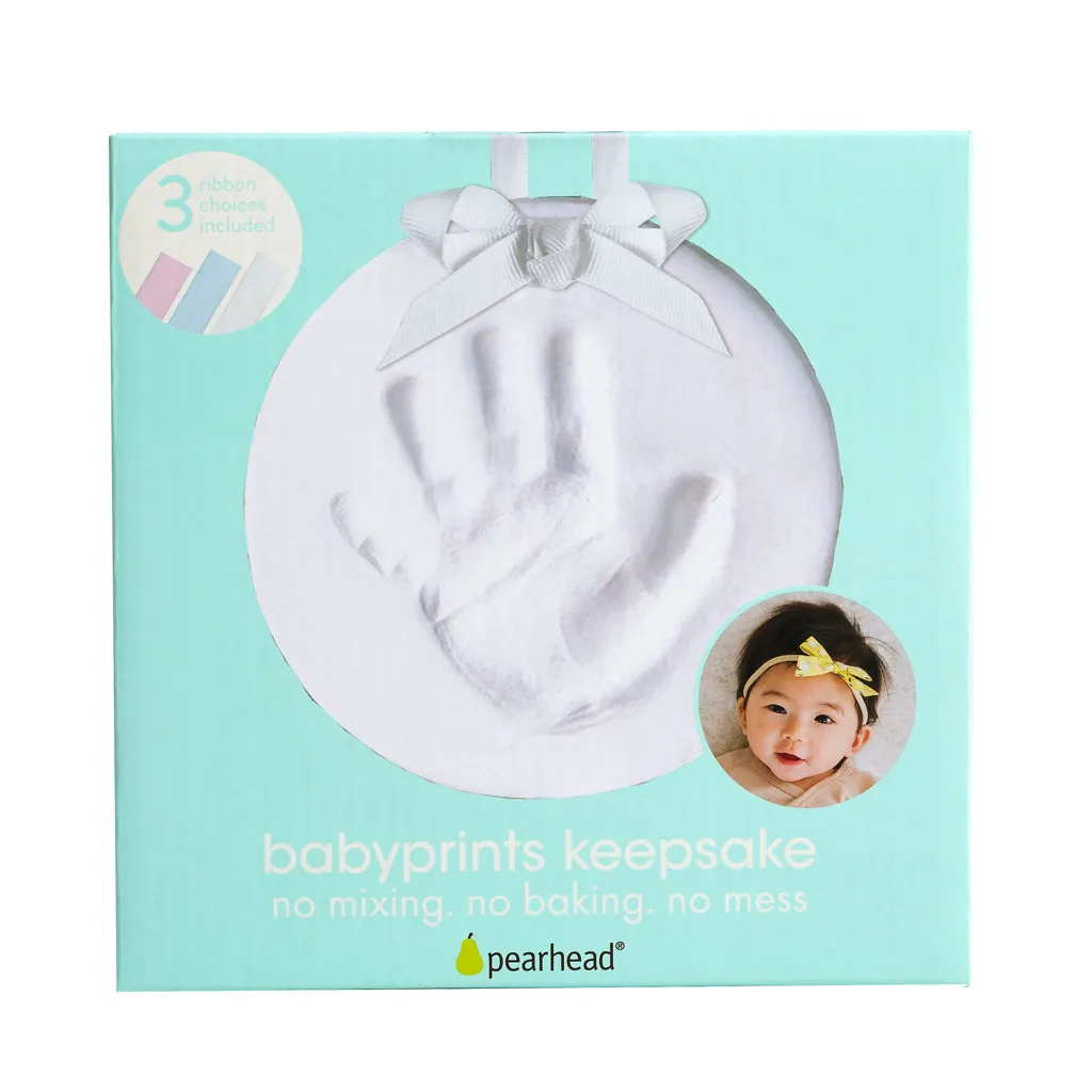 Babyprints Keepsake Ornament - White by Pearhead