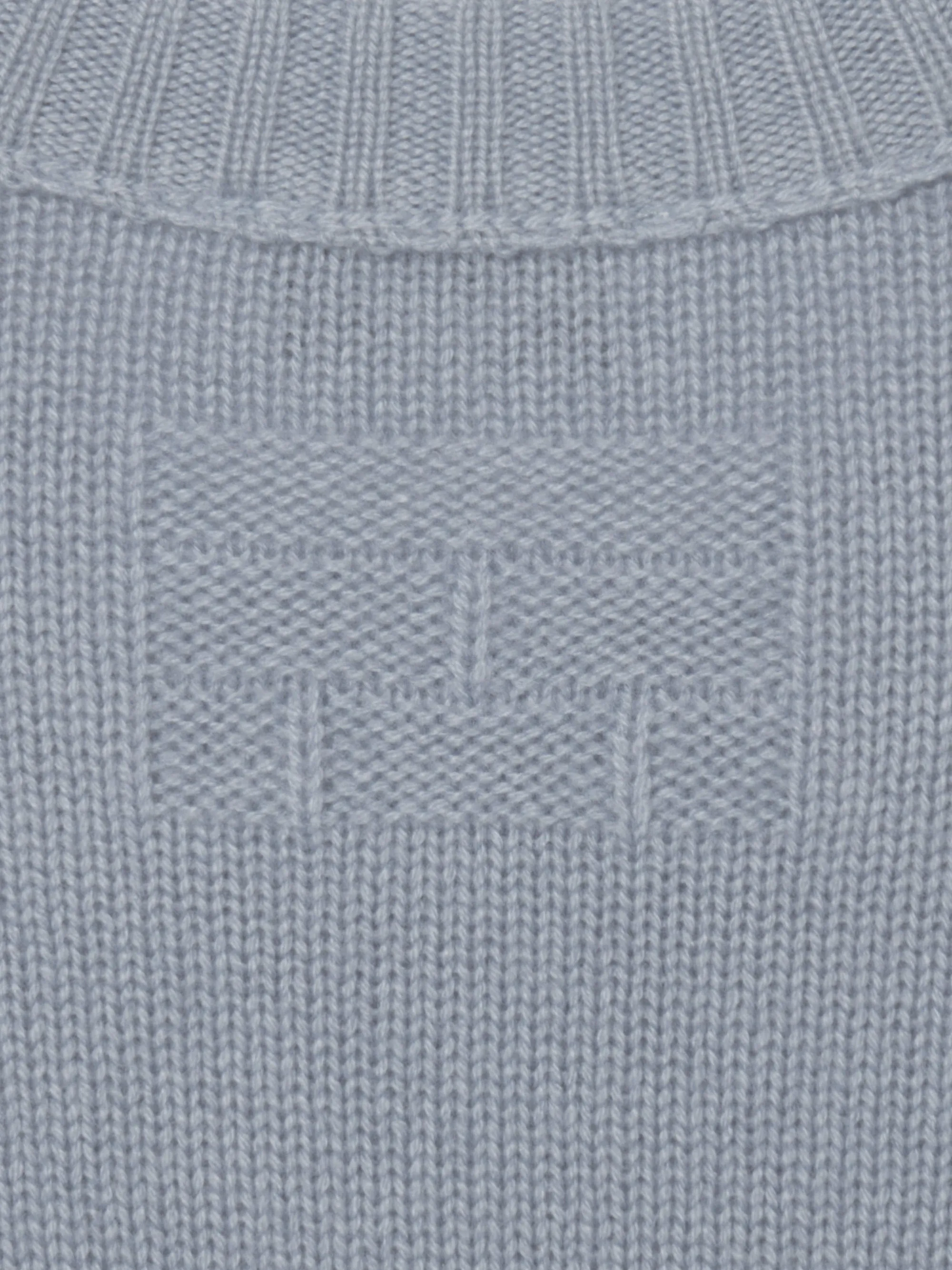 Cashmere Crewneck Sweater -- Smoky Blue