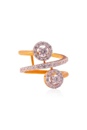 Gleaming Halo Ring