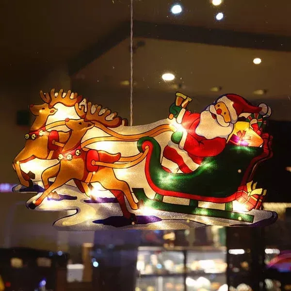 Kerst voorverkoop2024 Kerst venster opknoping Lights
