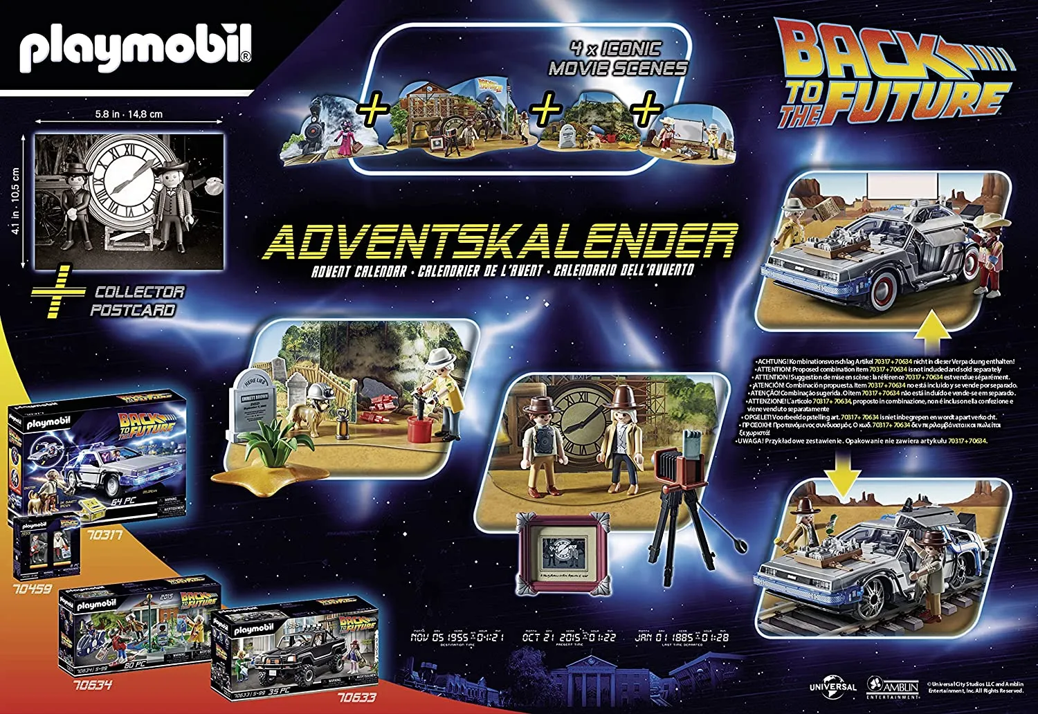 Playmobil Advent Calendar - Back to the Future Part III