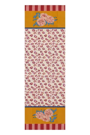 Table Runner in Gold Leopard Stripes