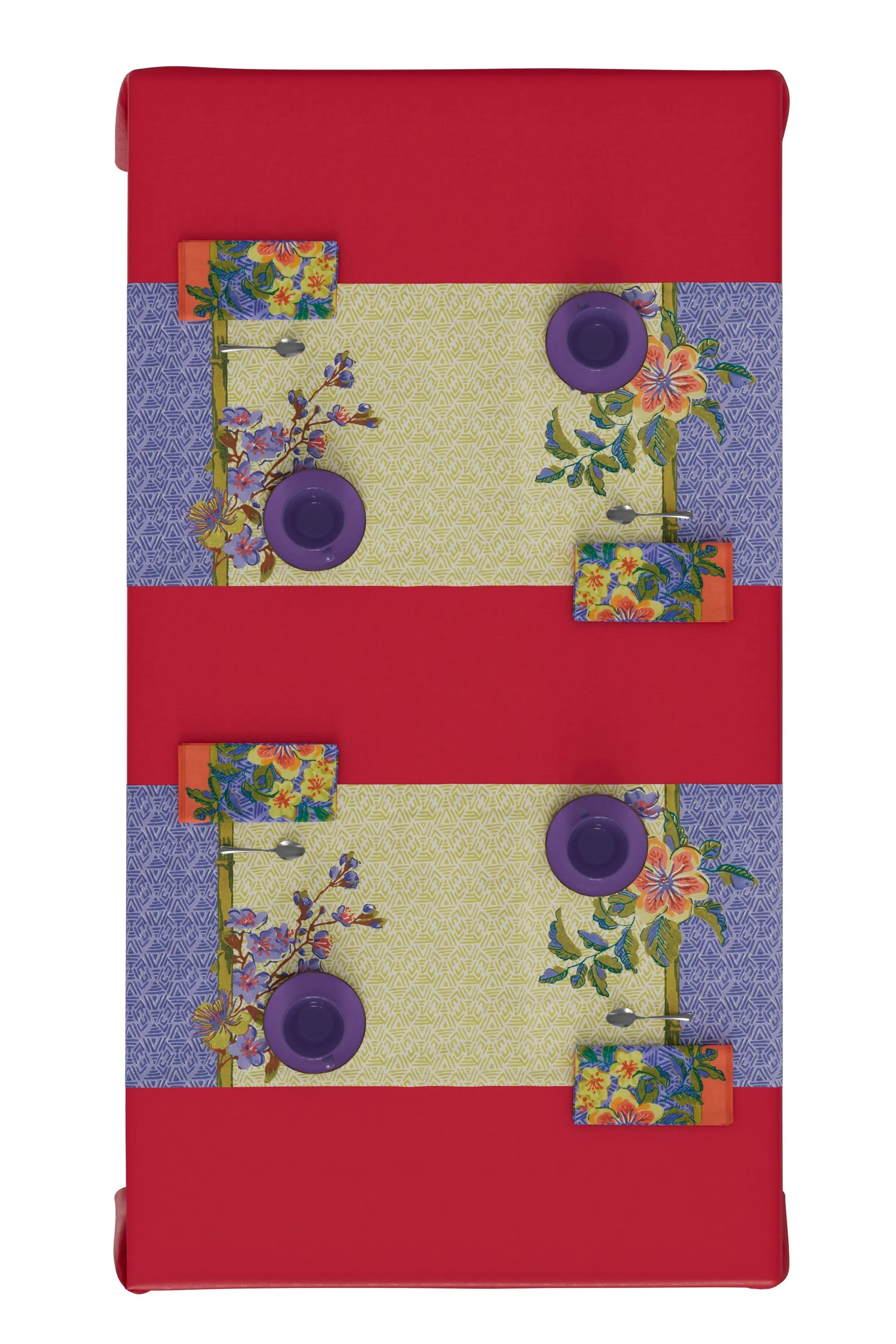 Table Runner in Oriental Garden Chutney Pervinch